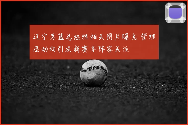 辽宁男篮总经理相关图片曝光 管理层动向引发新赛季阵容关注